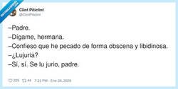 Enlace a Cuando quieres sonar súper culto y acabas confesando un juego de palabras, por @ClintPiticlint