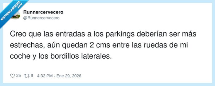 1713337 - Si no entro rozando, siento que estoy desaprovechando el carril, por @Runnercervecero