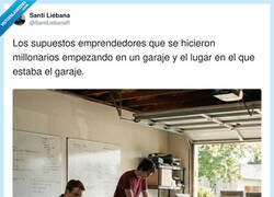 Enlace a Empezó en un garaje… sí, pero el garaje ya venía con piscina infinita, por @SantiLiebanaR