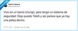 Enlace a En mi barrio, Telecinco es el cartel de “aquí ya han entrado”, por @SantiLiebanaR
