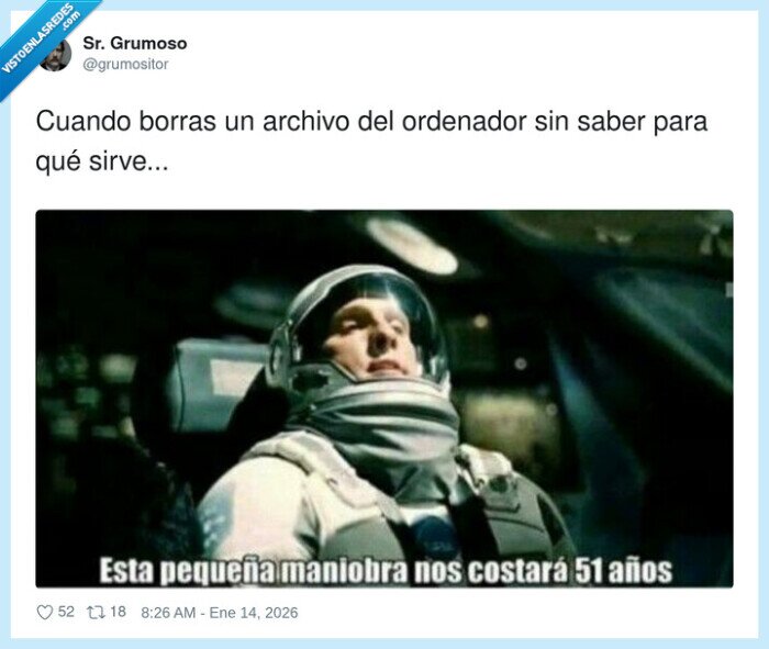 1713626 - Yo borrando un archivo que “no sirve” y viendo cómo el PC se va a tomar 51 años sabáticos, por @grumositor