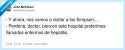 Enlace a No soporto a los doctores graciosillos, por @JohnMcClanebcn