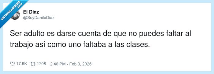 1713706 - De pequeño hacía pellas; de mayor me las hace la nómina, por @SoyDaniloDiaz