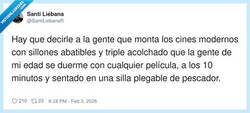 Enlace a Los cines con butacas premium son básicamente una siesta con tráiler incluido, por @SantiLiebanaR