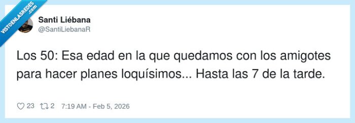 50a&ntilde;os,amigos,planes,noche