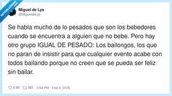 Enlace a Los bailongos son los veganos del ocio: te lo intentan meter aunque no lo hayas pedido