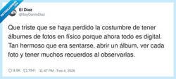 Enlace a Ahora el álbum de fotos es: “Recuerdos” + 14.000 capturas de pantalla que no vas a volver a abrir, por @SoyDaniloDiaz