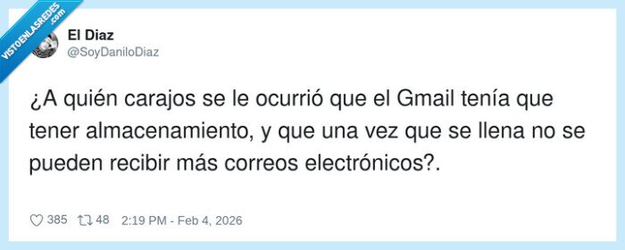 Gmail,almacenamiento,correos,queja,cuenta