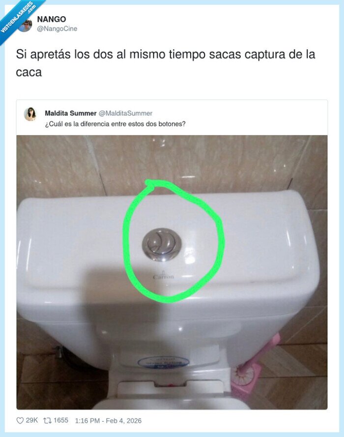 inodoro,botones,diferencia,pulso,caca