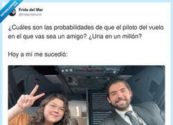 Enlace a Cuando el universo te pone a tu colega de piloto y de repente el “hola” incluye cabina y todo, por @fridachshund