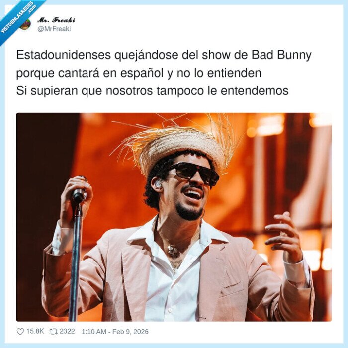 BadBunny,espa&ntilde;ol,m&uacute;sica,idioma,p&uacute;blico