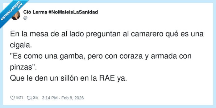 pregunta,camarero,sill&oacute;n,gamba,pinzas,cigala