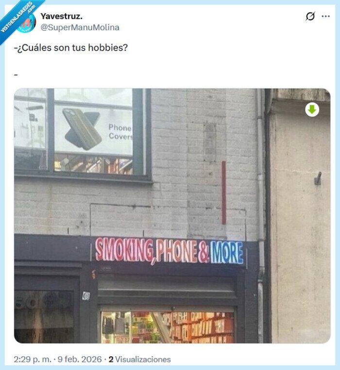 hobbies,fumar,tel&eacute;fono