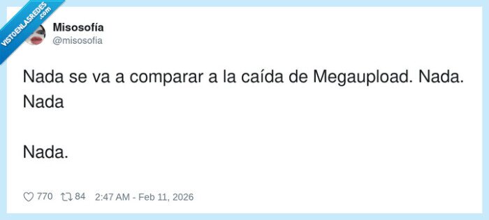Megaupload,ca&iacute;da,nada,comparaci&oacute;n,internet