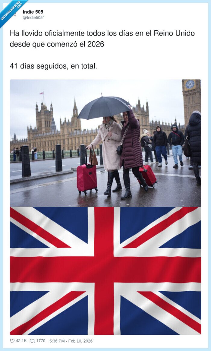 lluvia,ReinoUnido,41d&iacute;as,paraguas,bandera