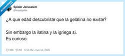 Enlace a La gelatina no existe, pero la latina y la griega llevan siglos dándome clases, por @soyelgafas