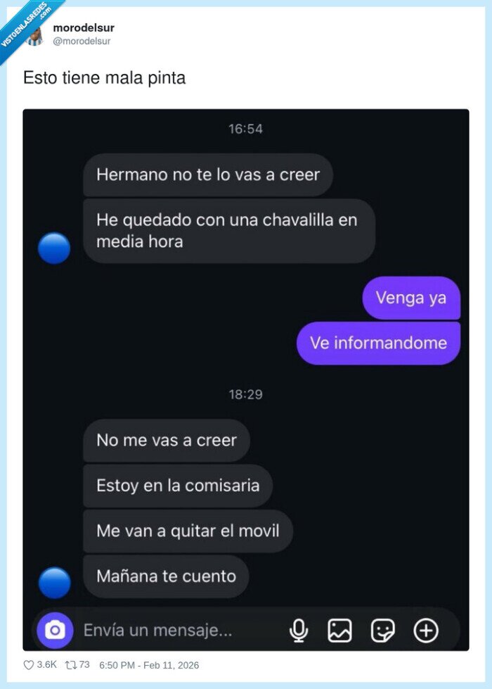 comisaria,chavalilla,mensaje,problema,sorpresa