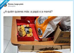 Enlace a No me hagáis escoger, por @Ilovepisto