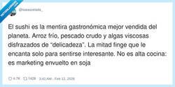 Enlace a Vale, cuñado, ya te pedimos una caña… no un TED Talk contra el sushi, por @isa