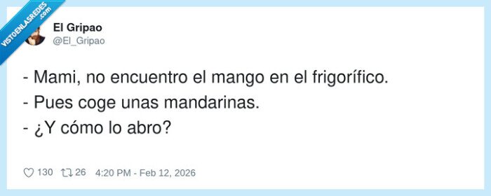 mango,mandarina,frigor&iacute;fico,cachondeo,familia