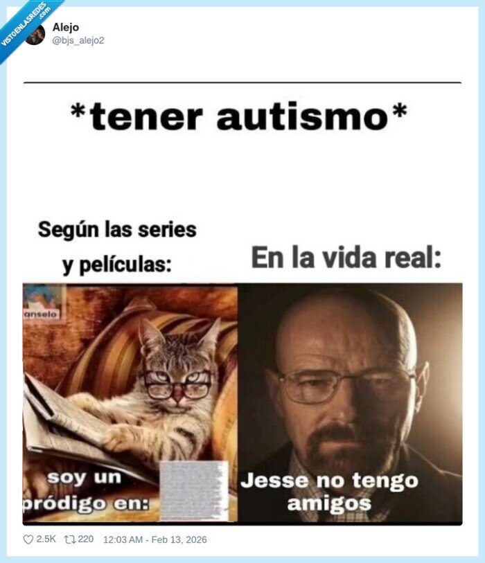 autista,pringado,vida real