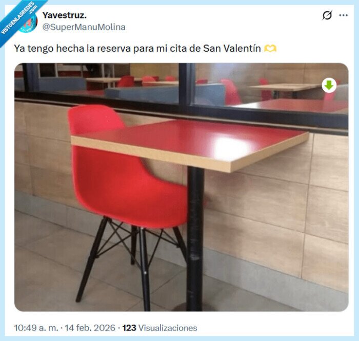 cita,san valent&iacute;n,solo