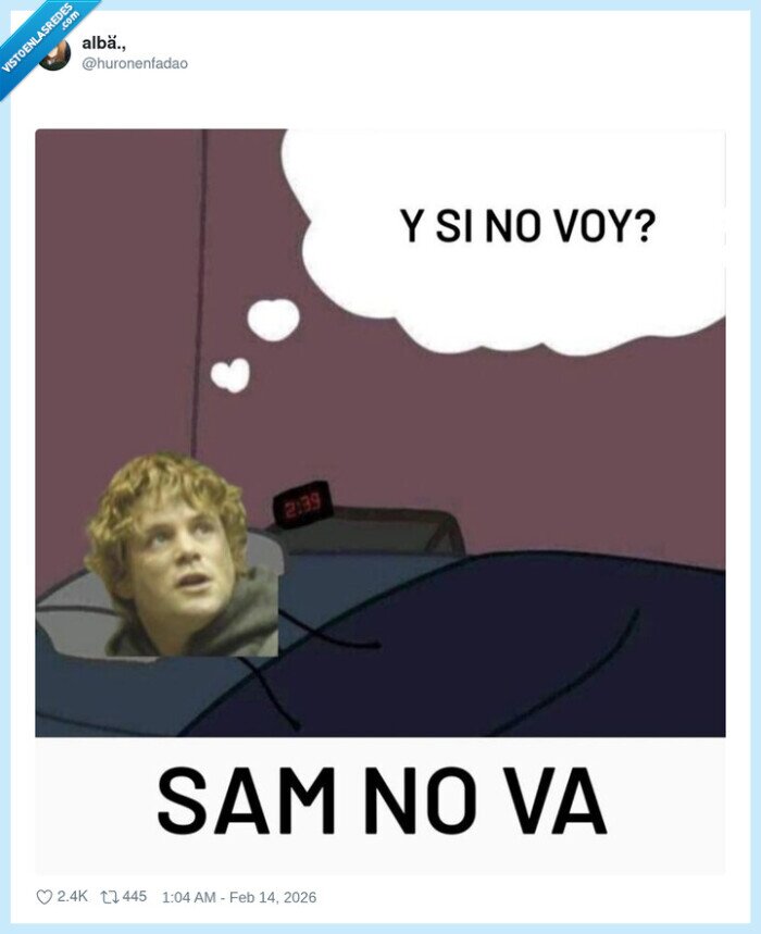 y si no voy,sam va lentin