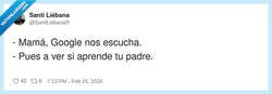 Enlace a Mamá, si Google nos escucha, que le pase también los recados a papá, por @SantiLiebanaR