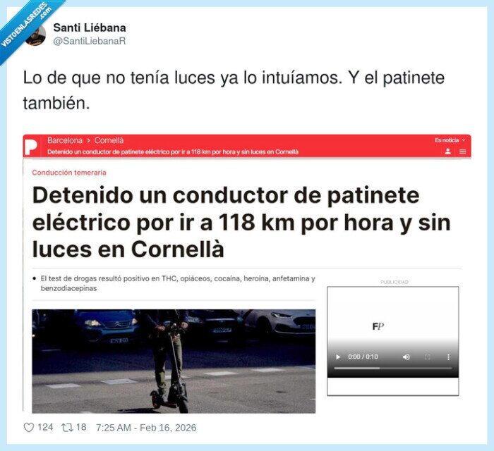 conductor,patinete,detenido