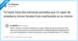 Enlace a Quién iba a decir que chupar de un usb sería malo para el cuerpo, por @infarruco