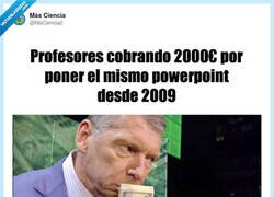 Enlace a Cobro por clase y el PowerPoint ya va por su quinto reciclaje, por @MsCiencia2