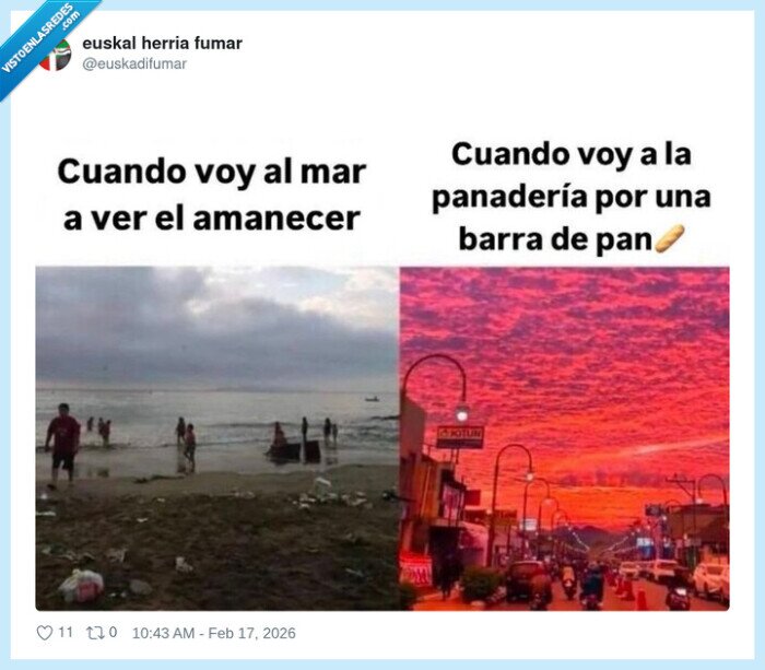 panaderia,amanecer,mar,barradepan,prioridades