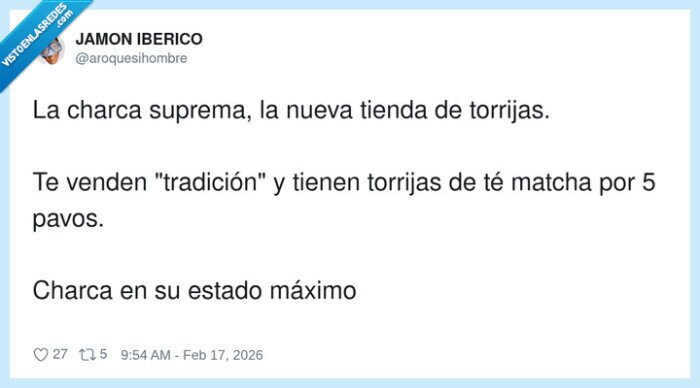 torrijas,matcha,charca,tradicion,pavos