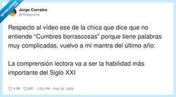 Enlace a En 2026 la asignatura troncal va a ser “entender lo que pone”, por @Yosoycorra