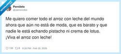 Enlace a Rápido, comed arroz con leche antes de que lo rebauticen “rice pudding” y te lo cobren a 6€, por @Jamoncitos