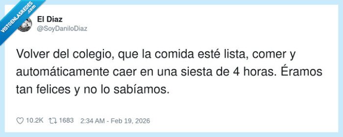 1716012 - Mi yo adulto solo quiere volver a cuando el mayor problema era elegir postre antes de caer muerto en la siesta, por @SoyDaniloDiaz