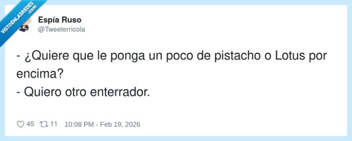 pistacho,lotus,funeral,heladeria,absurdo