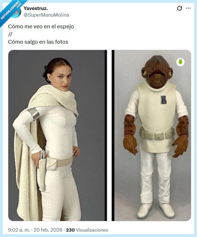 espejo,star wars,foto