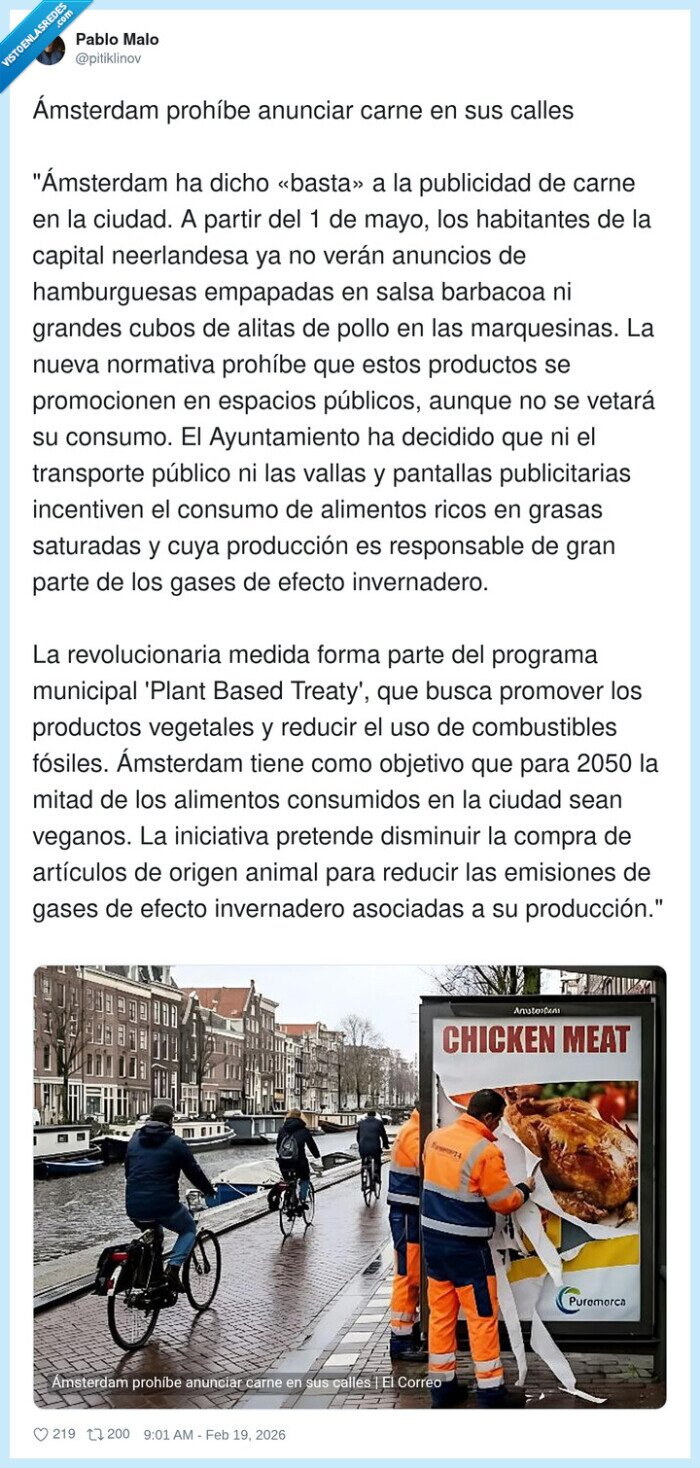 1716338 - Ponerte tibio a porros sí, ahora, carne animal, no por @pitiklinov