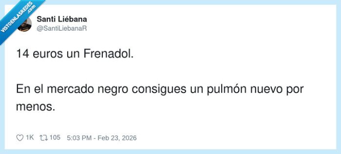 frenadol,mercado negro,pulm&oacute;n,caro