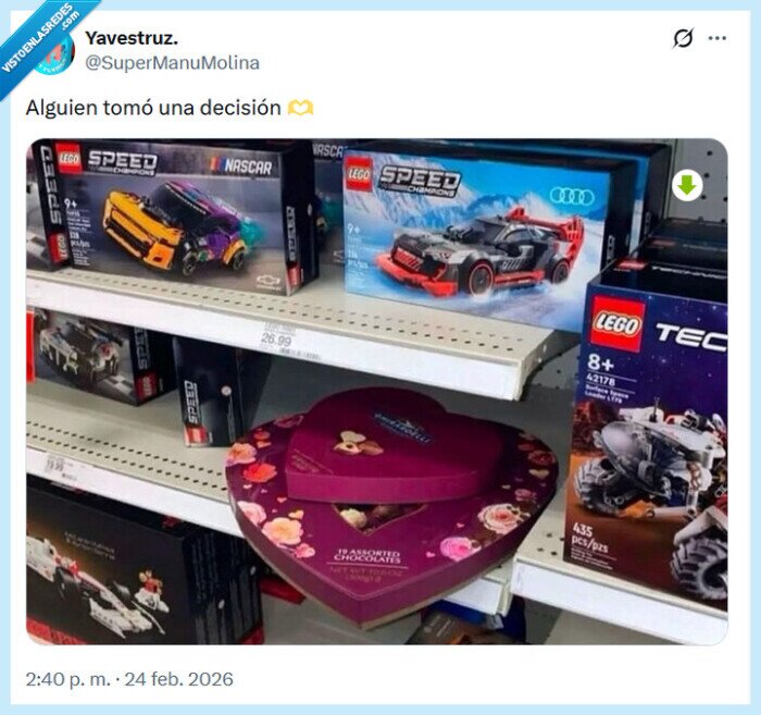 decisi&oacute;n,legos,chocolate