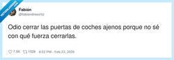 Enlace a Cerrar la puerta de un coche ajeno es jugar a desactivar una bomba, pero sin cable correcto, por @fabiandresortiz