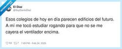 Enlace a Ellos con colegio inteligente y yo rezando para que el ventilador no me eligiera hoy, por @SoyDaniloDiaz