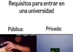 Enlace a La pública te pide vocación; la privada, el número de la tarjeta, por @itsD3lay