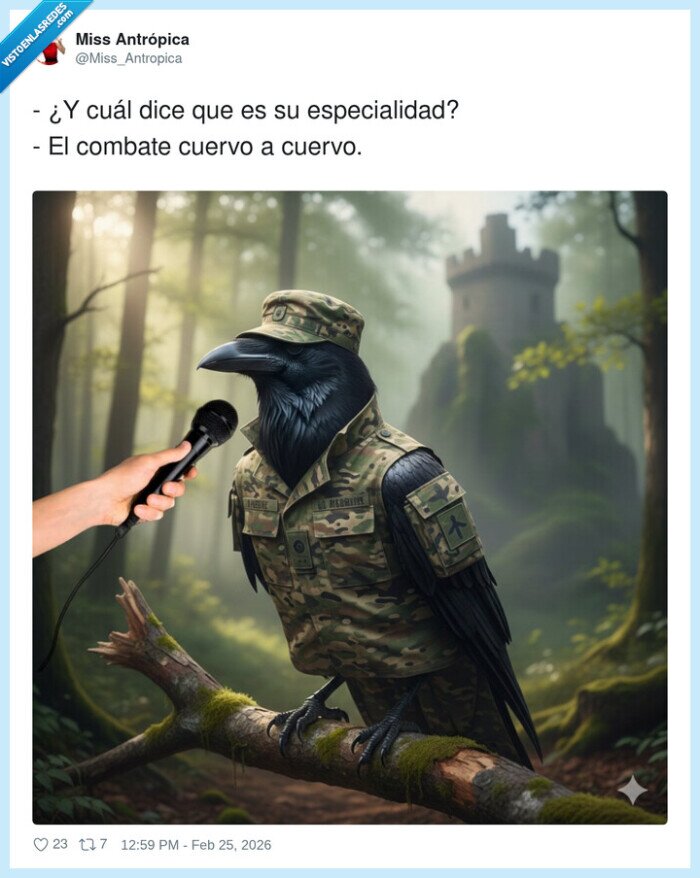 1717139 - Combate cuervo a cuervo: picotazo rápido y me voy, por @Miss_Antropica