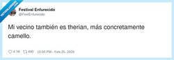 Enlace a Se identifica como camello y reparte por el barrio, por @FestEnfurecido