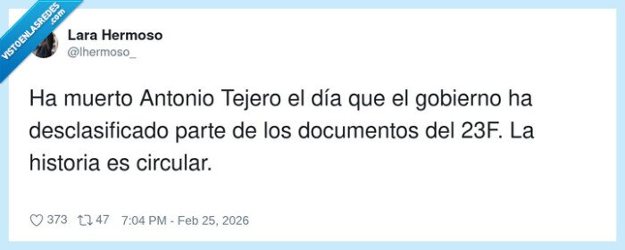 Tejero,23F,Gobierno,desclasificaci&oacute;n,historia