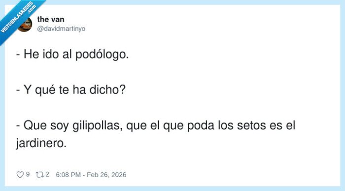 pod&oacute;logo,jardinero,confusi&oacute;n,setos