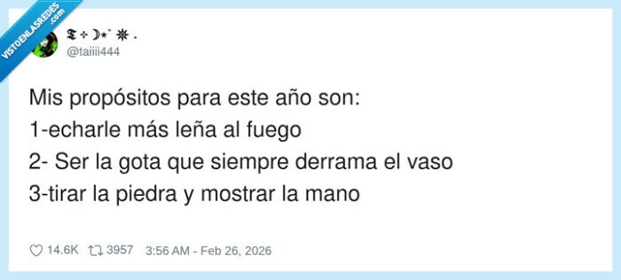 prop&oacute;sitos,caos,conflicto,ciza&ntilde;a,a&ntilde;o