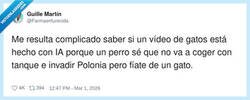 Enlace a La IA no me preocupa: lo que me preocupa es que el gato lo haría sin pensárselo, por @Farmaenfurecida